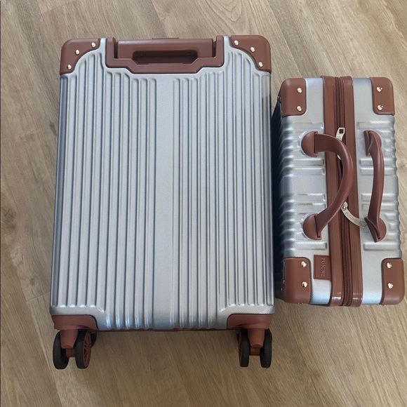 Puiche Tresor 2-Piece Carry-On Spinner Weekender Bag Luggage Set - Picture 7 of 12